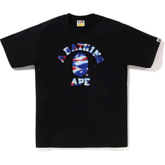SCREEN CAMO COLLEGE TEE MENS
